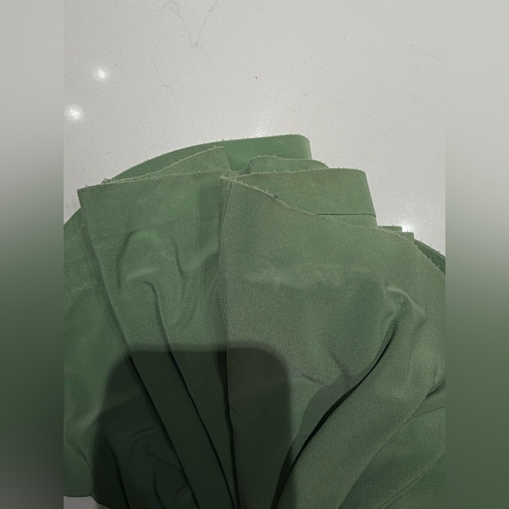 Stunning sage green halter top fishtail dress. - Picture 4 of 4